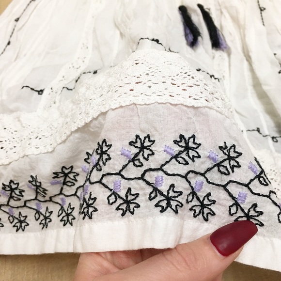 🌟HOST PICK🌟NWT RARE Vintage Free People Boho Top - Picture 6 of 11